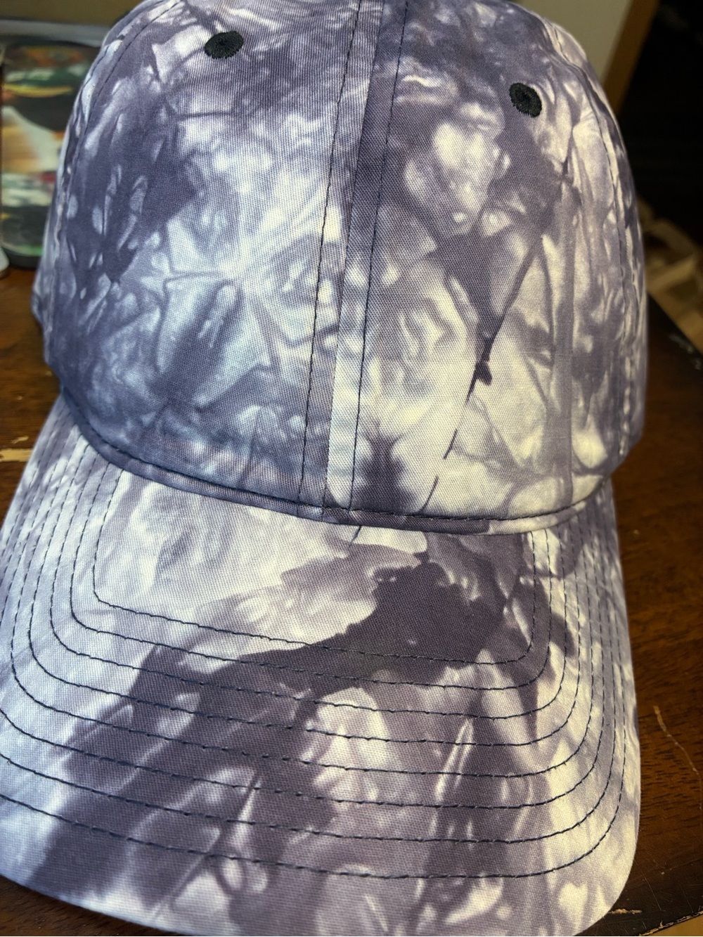 The Game Tie-Dye Purpleish Grey Baseball Cap